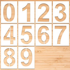 23cm Zahlen Schablonen 0 9 Kunststoff wiederverwendbar Waschbar Parkplatz Hausnu