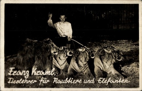 Zirkus aeros franz kraml - ak,
