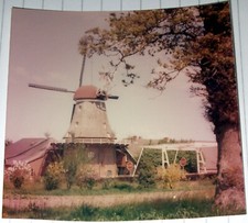 Ostgroßefehn 1978 Windmühle Zugbrücke Klappbrücke Maibaum Windmill Molen Aurich