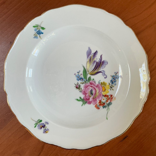Meissen porzellan speiseteller - meissen,
