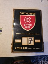 Drehkalender Ewiger Kalender Dortmunder Ritter Pils Bier Reklame