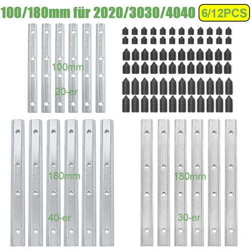 Alu streckenverbinder 100 180 - alu, 100/180