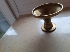 Antiker Kerzenständer Messing von Gilde Handwerk ca 7 cm hoch