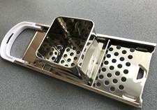 Spätzlehobel Spätzle Hobel Knöpfle Knöpflehobel EDELSTAHL Reibe Schlitten Fädle