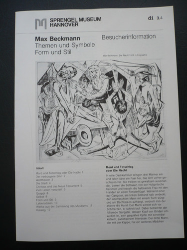 Max beckmann themen - themen, und