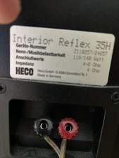 HECO Interior Reflex 35H -schwarz- gebraucht wie neu- 2 Stück-