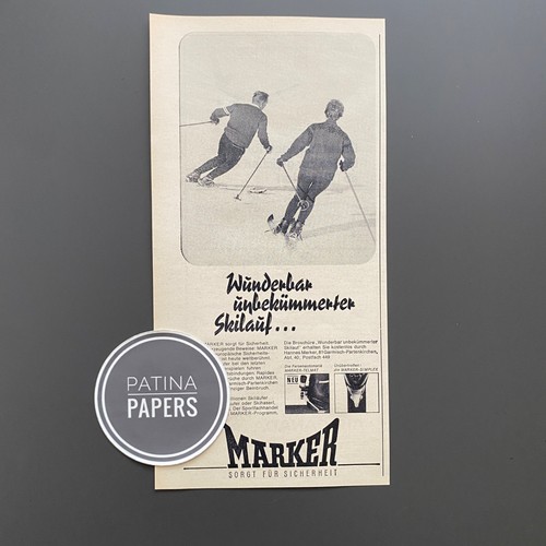 1965 hannes marker - ski, bindung