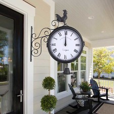 Antik Wanduhr Bahnhofsuhr