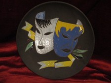 Ruscha Keramik Teller Masken