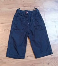 ZEEMAN GIRL Hose Gr.74 Anthrazit Details Rundumgummibund Jersey Innenfutter neuw