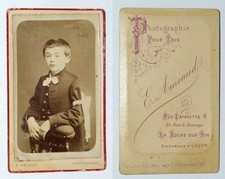 CDV FOTO PORTRAIT JUNGE -