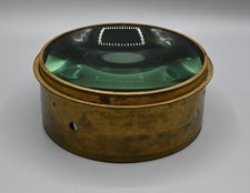 antike Tisch Lupe Marine