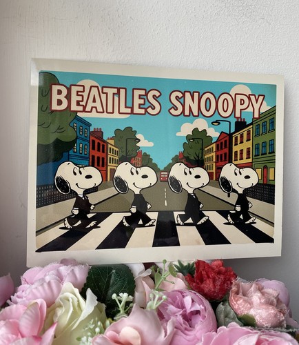 Snoopy beatles blechschild - beatles,