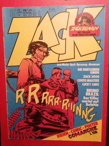 Hefte zack von 1974 - , zack"