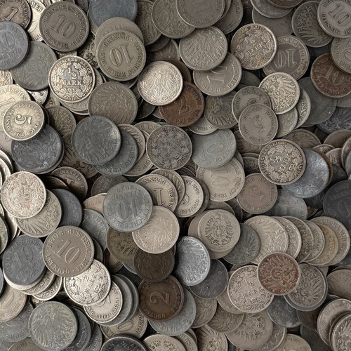 Münzen sammlung mit silber - münzen,
