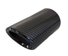 Auspuffblende Endrohr Carbon