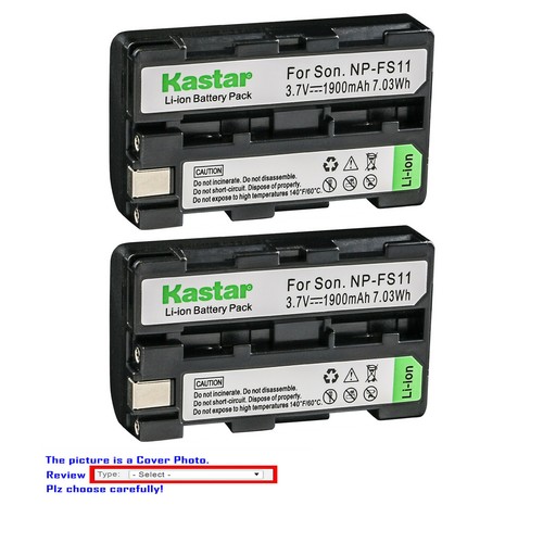 Kastar battery fs11 - kastar, for