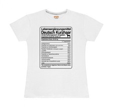 T-Shirt Damen DOSIS DEUTSCH KURZHAAR Lebensergänzungsmittel by Siviwonder