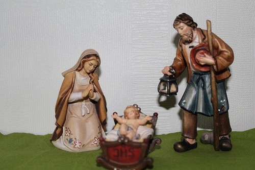 Krippenfigur massiv hl - krippenfigur,