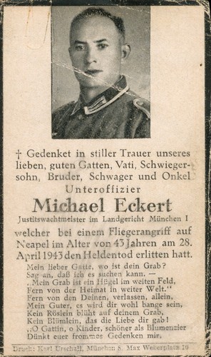 Wk2 sterbebild deathcard - wk2,