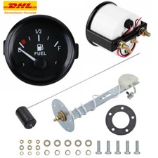 12V Tankanzeige Schwimmer Tankgeber Tankuhr 2" 52mm Schlepper Boot Traktor Tank~