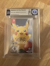 Pokémon Let’s Go Pikachu! Graded WATA 9.8 A++ Sealed Nintendo Switch 