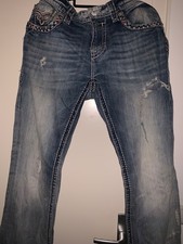 Rock Revival Jeans | Herren | Größe 36 | Grau | Getragen | Edle Verarbeitung