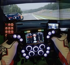 GSI Hyper P1 Blackout - 6 Carbon Paddles - SimRacing Lenkrad