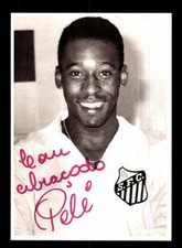 Pele Autogrammkarte FC Santos / Brasilien / 3x Weltmeister