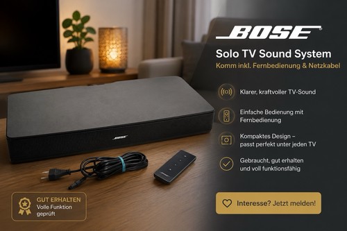 Bose solo sound - bose, tv