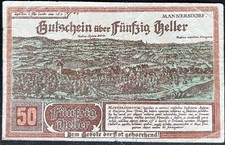 50 Heller  Mannersdorf 1920