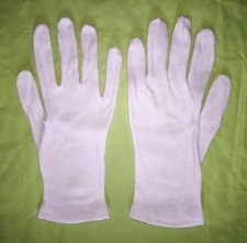 Butler Handschuhe Stoffhandschuhe Baumwolle Gr. M weiß