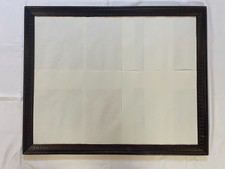 Bilderrahmen alt Spiegel geschnitzt Historismus Belgien um 1900 Falz:67x53 T20