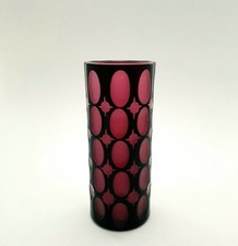 Jugendstil - Zylinder-, Glas Vase. Sammlung Reidel. Carl Schappel, Haida um 1915