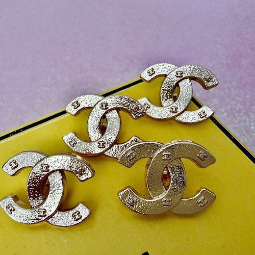 Gold 2er set chanel knöpfe - chanel, cc