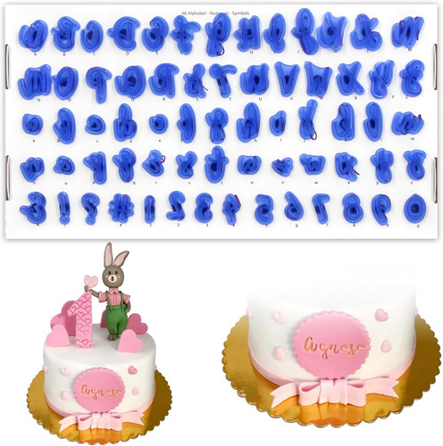 Fondant ausstecher buchstaben - fondant,