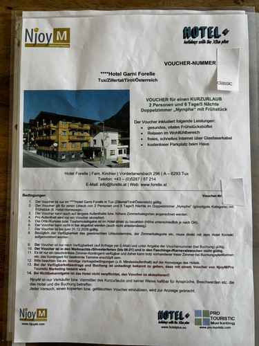Hotel garni forelle tux - hotel,