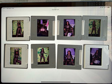 8x weibliche Akt Dia erotische