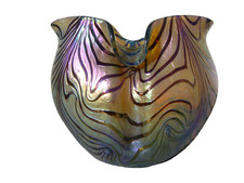 Antike böhmische irisierende