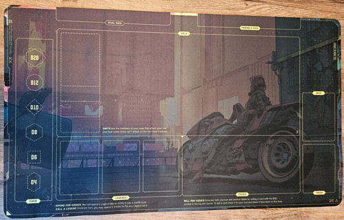 Cyberpunk tcg spielmatte - spielmatte, –