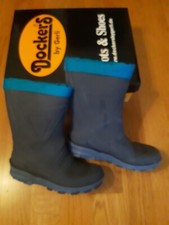 TOP!!! TCM Gummistiefel Regenstiefel Gr.29 Winterstiefel gefüttert Blau 