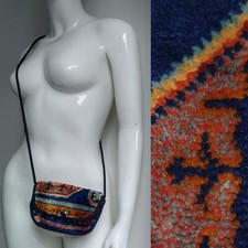 TEPPICHTASCHE Kilim blau