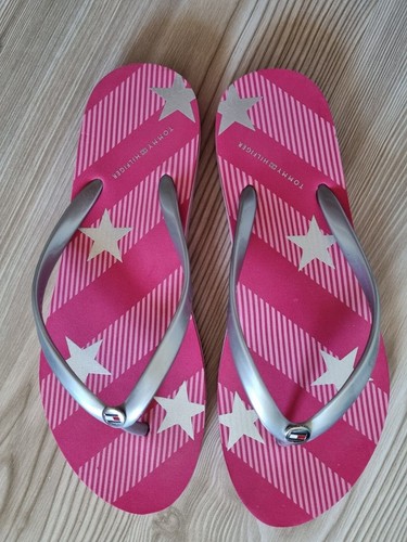 Tommy hilfiger logo flip flops - hilfiger,