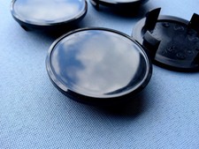 4x Nabenkappen Felgendeckel 66mm  56mm für Alufelgen schwarz V66 S