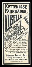 Alte Werbung Reklame 1898