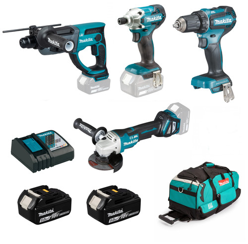Makita combo set 18v akku - 18v,