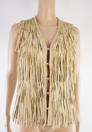Apart velours lederweste mit - velours,