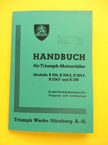 Triumph b204 b294 f - e,,