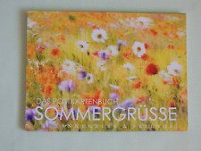 1x Postkartenbuch Blumen Sommer grüsse  15 verschiedene Motive Postkarten