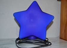 Blaue Stern Lampe / Kinderzimmer / Dekorative Lampe 